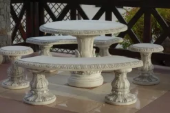 Gartendekoparadies Belle-Le tabouret rond crée de la hauteur