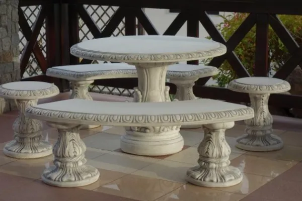 Gartendekoparadies Belle-Le tabouret rond crée de la hauteur