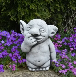 Gartendekoparadies Trolls-Le troll comme cure-nez