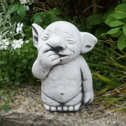 Gartendekoparadies Trolls-Le troll comme cure-nez