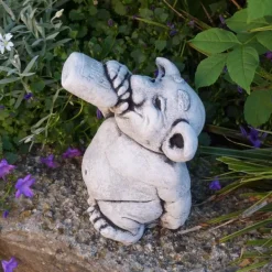 Gartendekoparadies Trolls-Le troll comme un nez de schnaps