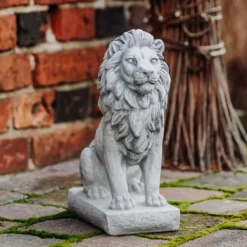 Gartendekoparadies Animaux-Lion assis