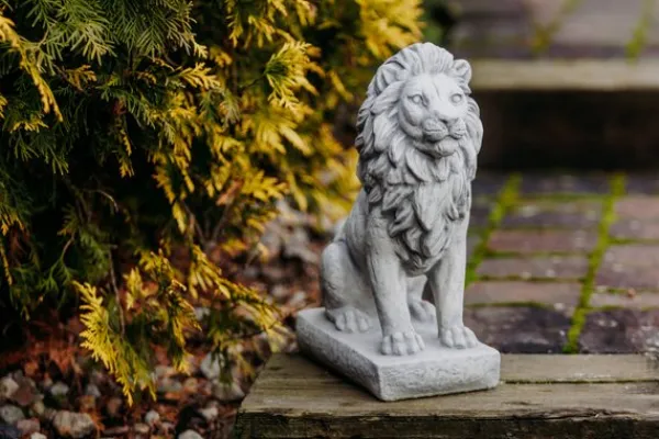 Gartendekoparadies Animaux-Lion assis