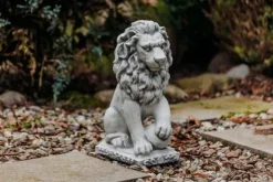 Gartendekoparadies Animaux-Lions avec ballon à gauche