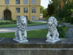 Gartendekoparadies Animaux-Lions avec ballon à gauche