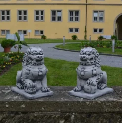 Gartendekoparadies Animaux-Lions gardiens chinois : Chiens Shishi Fu