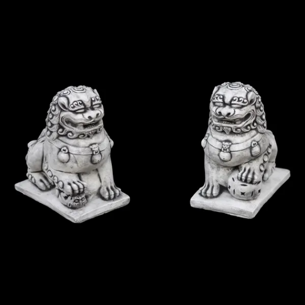 Gartendekoparadies Animaux-Lions gardiens chinois : Chiens Shishi Fu