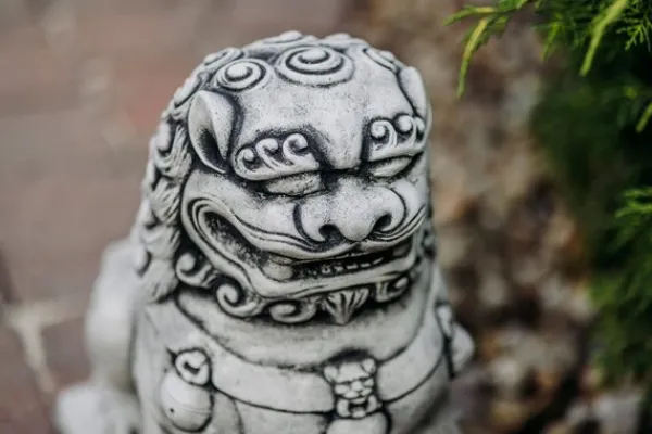 Gartendekoparadies Animaux-Lions gardiens chinois : Chiens Shishi Fu