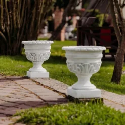 Gartendekoparadies Jardinières-Lot de 2 jardinières