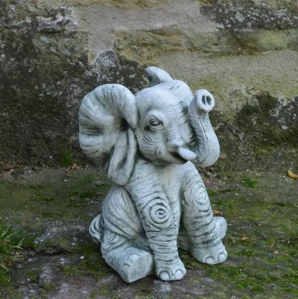 Gartendekoparadies Animaux-Éléphant drôle