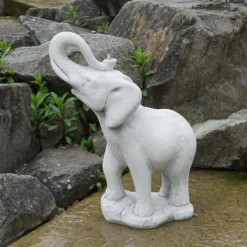 Gartendekoparadies Animaux-Éléphant qui trompe