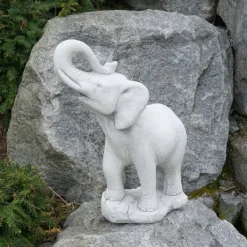 Gartendekoparadies Animaux-Éléphant qui trompe