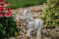 Gartendekoparadies Animaux-Éléphant trompette