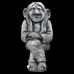Gartendekoparadies Figures & Statues-L'esprit de la nature aime s'asseoir dans le coin ou sur le bord