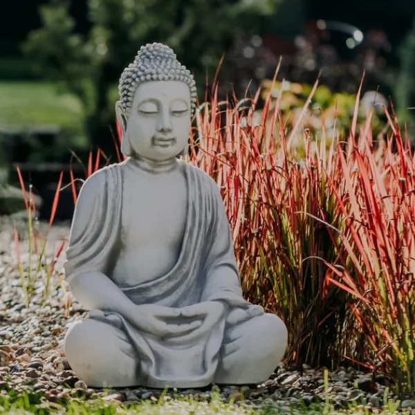 Gartendekoparadies Bouddhas-L'énorme statue de Bouddha montre rapidement son effet
