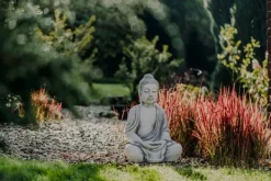 Gartendekoparadies Bouddhas-L'énorme statue de Bouddha montre rapidement son effet