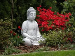 Gartendekoparadies Bouddhas-L'énorme statue de Bouddha montre rapidement son effet