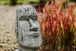Gartendekoparadies Belle|Figures & Statues-Magnifique tête Moai pour le jardin