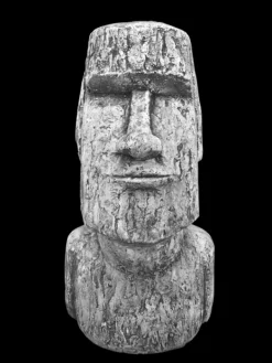 Gartendekoparadies Belle|Figures & Statues-Magnifique tête Moai pour le jardin