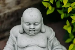 Gartendekoparadies Bouddhas-Moine rieur : le bouddha heureux