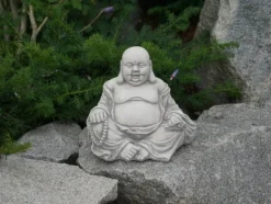Gartendekoparadies Bouddhas-Moine rieur : le bouddha heureux