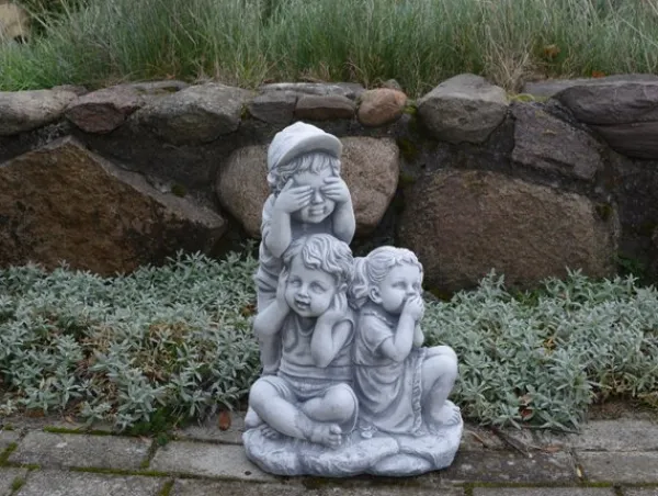 Gartendekoparadies Enfants & Anges-Ne rien entendre, ne rien voir, ne rien dire