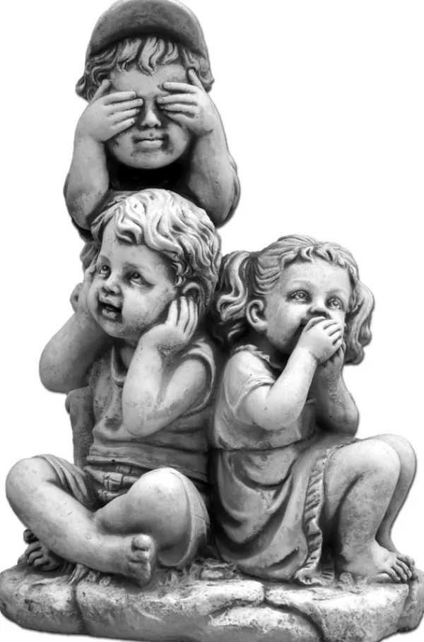 Gartendekoparadies Enfants & Anges-Ne rien entendre, ne rien voir, ne rien dire