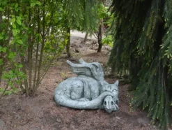 Gartendekoparadies Animaux-Énorme dragon antique