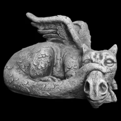 Gartendekoparadies Animaux-Énorme dragon antique