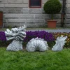 Gartendekoparadies Animaux-Énorme dragon chinois en trois parties