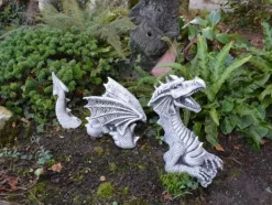 Gartendekoparadies Animaux-Énorme dragon en trois parties