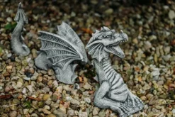 Gartendekoparadies Animaux-Énorme dragon en trois parties
