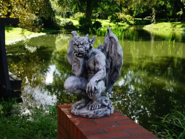 Gartendekoparadies Gargouilles-Énorme figure de gargouille