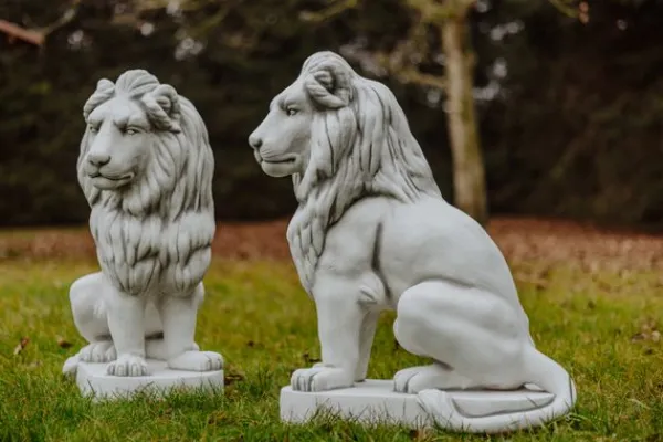 Gartendekoparadies Animaux-Énorme lion MAX tourné vers la droite