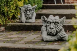Gartendekoparadies Gargouilles-Offre spéciale : deux bustes de gargouille