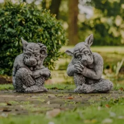 Gartendekoparadies Gargouilles-Offre Spéciale : Gargouilles en Double