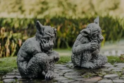 Gartendekoparadies Gargouilles-Offre Spéciale : Gargouilles en Double