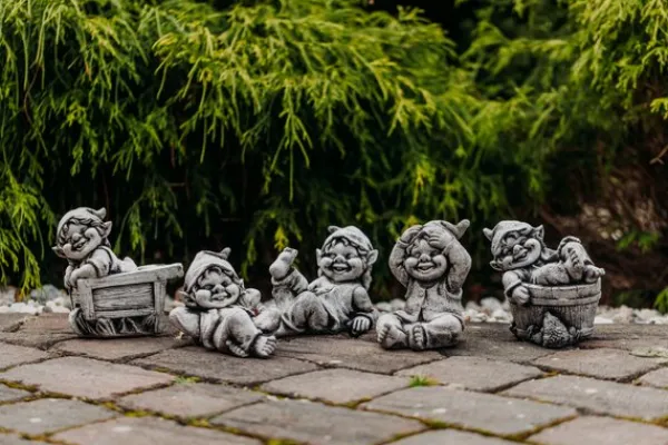 Gartendekoparadies Gnome-Offre spéciale : petite famille de gnomes