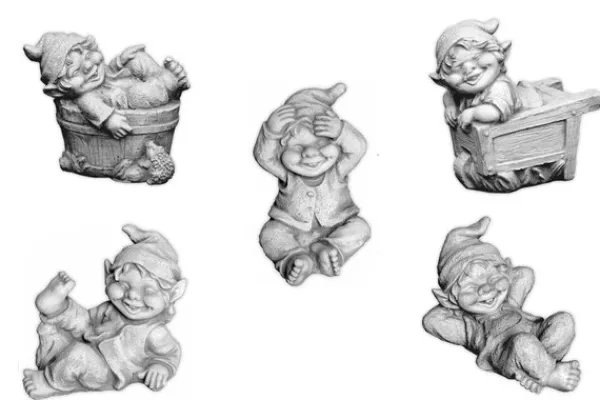 Gartendekoparadies Gnome-Offre spéciale : petite famille de gnomes