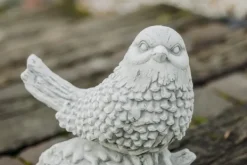 Gartendekoparadies Belle|Animaux-Oiseau sur souche d'arbre