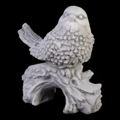 Gartendekoparadies Belle|Animaux-Oiseau sur souche d'arbre