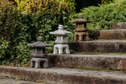 Gartendekoparadies Lanternes En Pierre-Oki-gata-yukimi exclusif