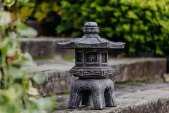 Gartendekoparadies Lanternes En Pierre-Oki-gata-yukimi : lanterne japonaise en pierre de style ancien