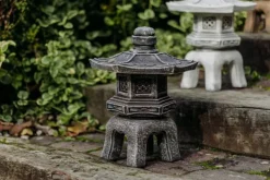 Gartendekoparadies Lanternes En Pierre-Oki-gata-yukimi : lanterne japonaise en pierre de style ancien