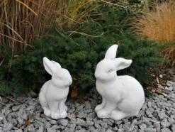 Gartendekoparadies Animaux-Paire de lapins "Pâques"
