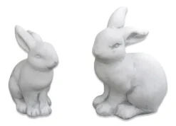 Gartendekoparadies Animaux-Paire de lapins "Pâques"