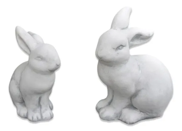 Gartendekoparadies Animaux-Paire de lapins "Pâques"