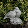 Gartendekoparadies Animaux-Paire de pigeons avec progéniture