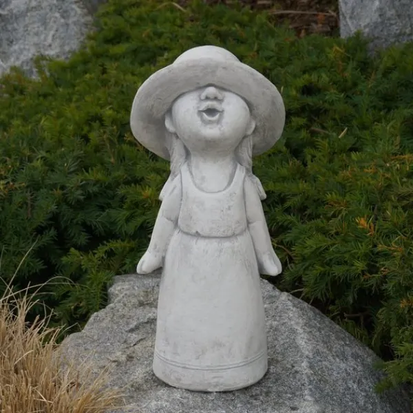 Gartendekoparadies Enfants & Anges-Personnage drôle de fille