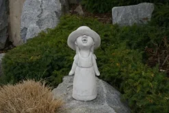 Gartendekoparadies Enfants & Anges-Personnage drôle de fille